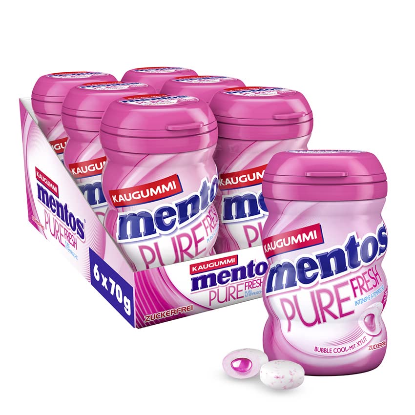 Mentos Kaugummi Pure Fresh Bubble Cool 6x70g