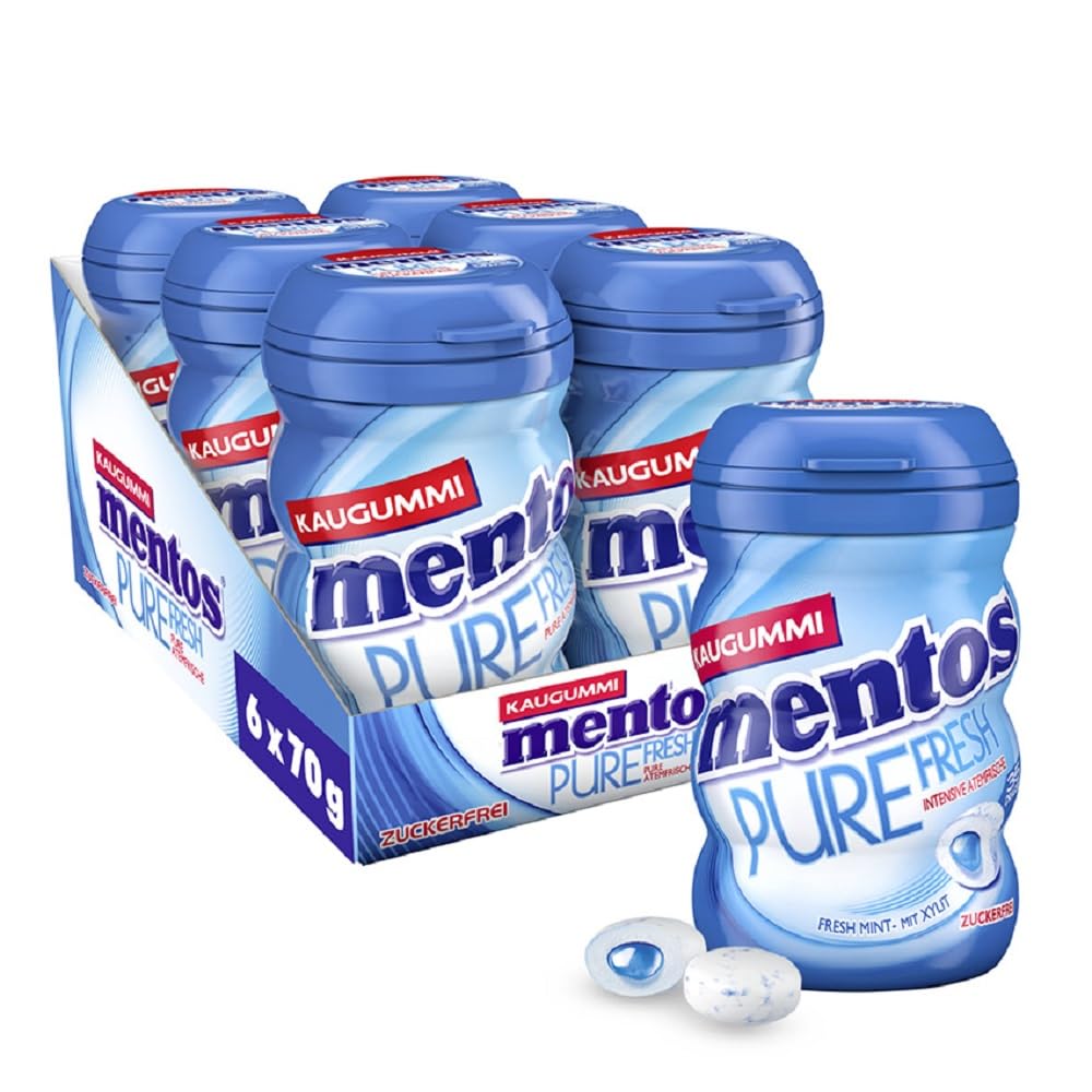 Mentos Kaugummi Pure Fresh Mint 6x70g