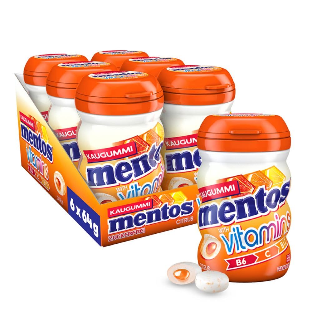 Mentos Kaugummi Vitamins 6x70g
